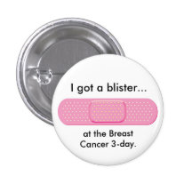 bandaid, I got a blister..., at the Breast Canc... Pins