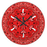 bandana clock wall clocks