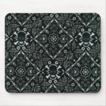 Bandana Mousepad de crâne de noir d'amusement d'im Tapis De Souris