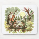 Bande animale vintage tapis de souris