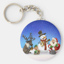 Bande de cruche de Noël Keychain Porte-clefs