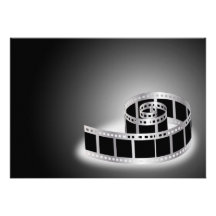 Bande de film carton d'invitation
