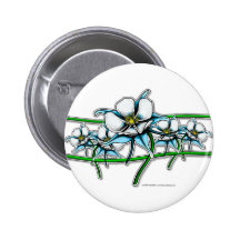 Bande de fleur de Columbine Pin's Avec Agrafe