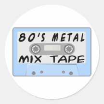 bande de mélange en métal 80s adhésif rond