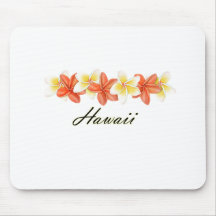 Bande de Plumeria Tapis De Souris