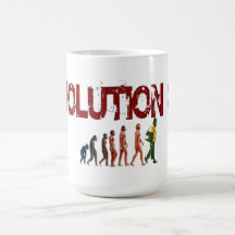 Bande de singe évolution 32 mug à café