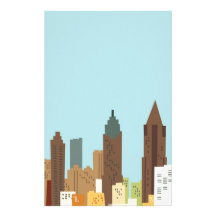Bande dessinée Atlanta Papier À Lettre Customisable