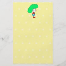Bande dessinée colorée de clown prospectus personnalisés