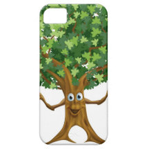 Bande dessinée de caractère d'arbre coque Case-Mate iPhone 5