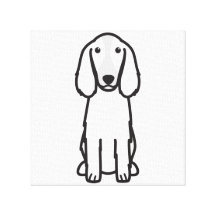 Bande dessinée de chien de springer spaniel de Gal Impression Sur Toile