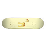 Bande dessinée de girafe plateaux de skateboards customisés
