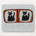 Bande dessinée de la Science de chat de Shrodinger Tapis De Souris