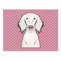 Bande dessinée de Saluki Carte Postale