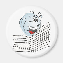 Bande dessinée de volleyball magnets pour réfrigérateur