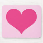 Bande dessinée girly de coeur rose tapis de souris