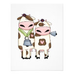 bande dessinée idiote de couples de vache à MOO Invitations Personnalisées
