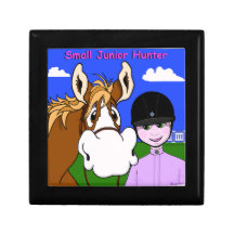 bande dessinée junior de chasseur de cheval de fil boîte à babioles
