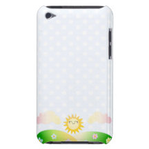 Bande dessinée mignonne de kawaii du soleil coque iPod touch Case-Mate