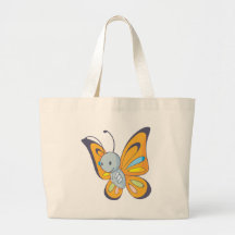 Bande dessinée mignonne de papillon de bébé sacs