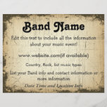 Bande grunge faite sur commande prospectus avec motif