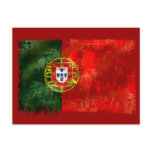 Bandeira Portuguesa - Estilo retro Post Card