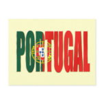 Bandeira Portuguesa - Marca "Portugal" por Fãs Postcards