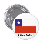 Bandera Chile VII Pinback Buttons