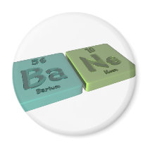Bane as Ba Barium and Ne Neon Magnet