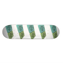 Bane as Ba Barium and Ne Neon Skateboards