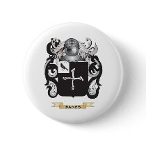 Banes Coat of Arms (Family Crest) Button