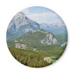 Banff Canada Seen From The Sulphur Mountain Gondol Fridge Magnet