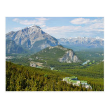 Banff Canada Seen From The Sulphur Mountain Gondol Post Cards
