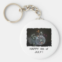 BANG @ 2, HAPPY  4th  of  JULY ! Key Chain