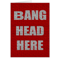Bang Head Here office gift