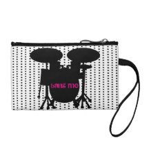 Bang Me Drum Set Coin Purses
