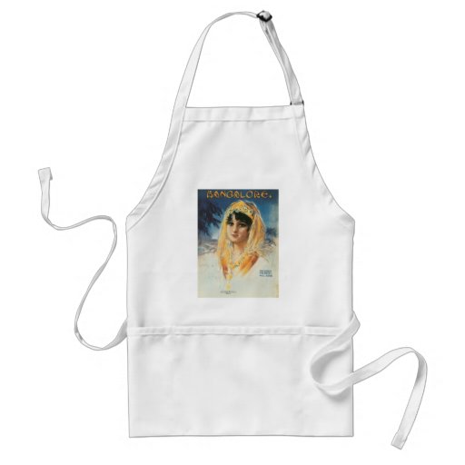 Bangalore Vintage Songbook Cover Aprons