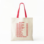 Bangkok Red Light Ping Pong Sex Show Tote Bags