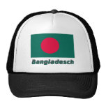 Bangladesch Flagge mit Namen Trucker Hat