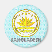 Bangladesh Coat of Arms Magnet