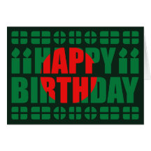 Bangladesh Flag Birthday Card