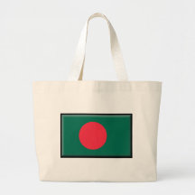 Bangladesh Flag Canvas Bag