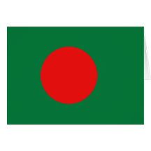 Bangladesh Flag Notecard