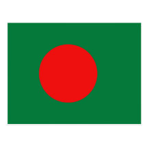 Bangladesh Flag Postcard
