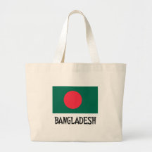 Bangladesh Flag Tote Bags