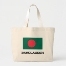 Bangladesh Flag Tote Bags