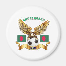 Bangladesh Football Designs Fridge Magnet