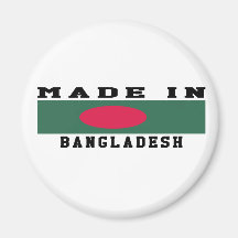 Bangladesh Made In Designs Fridge Magnet