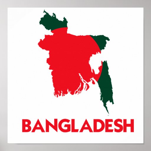 BANGLADESH MAP PRINT