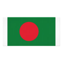 Bangladesh National Flag Custom Photo Card