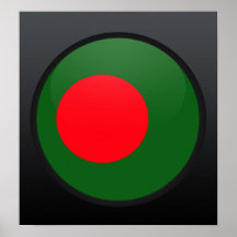 Bangladesh quality Flag Circle Posters
